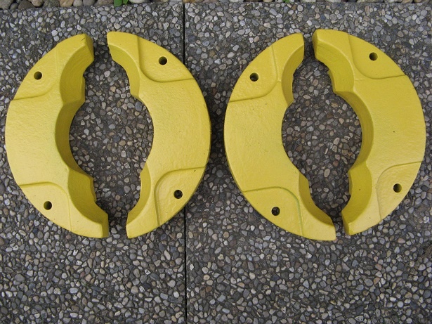 Závažie vnútorné, vonkajšie a polmesiace - POŠLEM