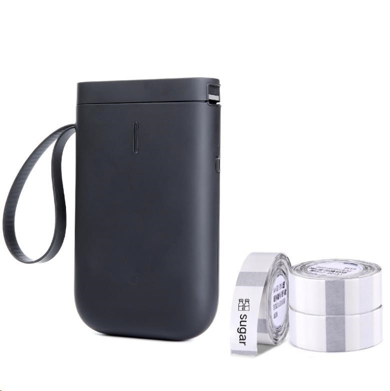 Niimbot Tlačiareň štítkov D11 Smart, čierna/biela + rolka št