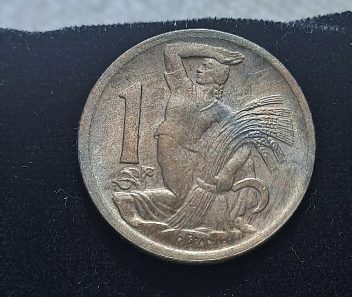 1 koruna 1946 (skúšobná razba)