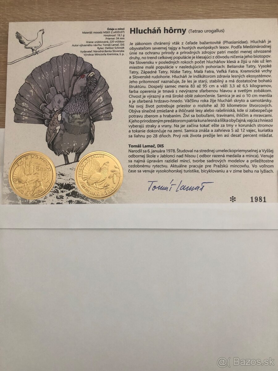 Autorska karta Hluchan Horny