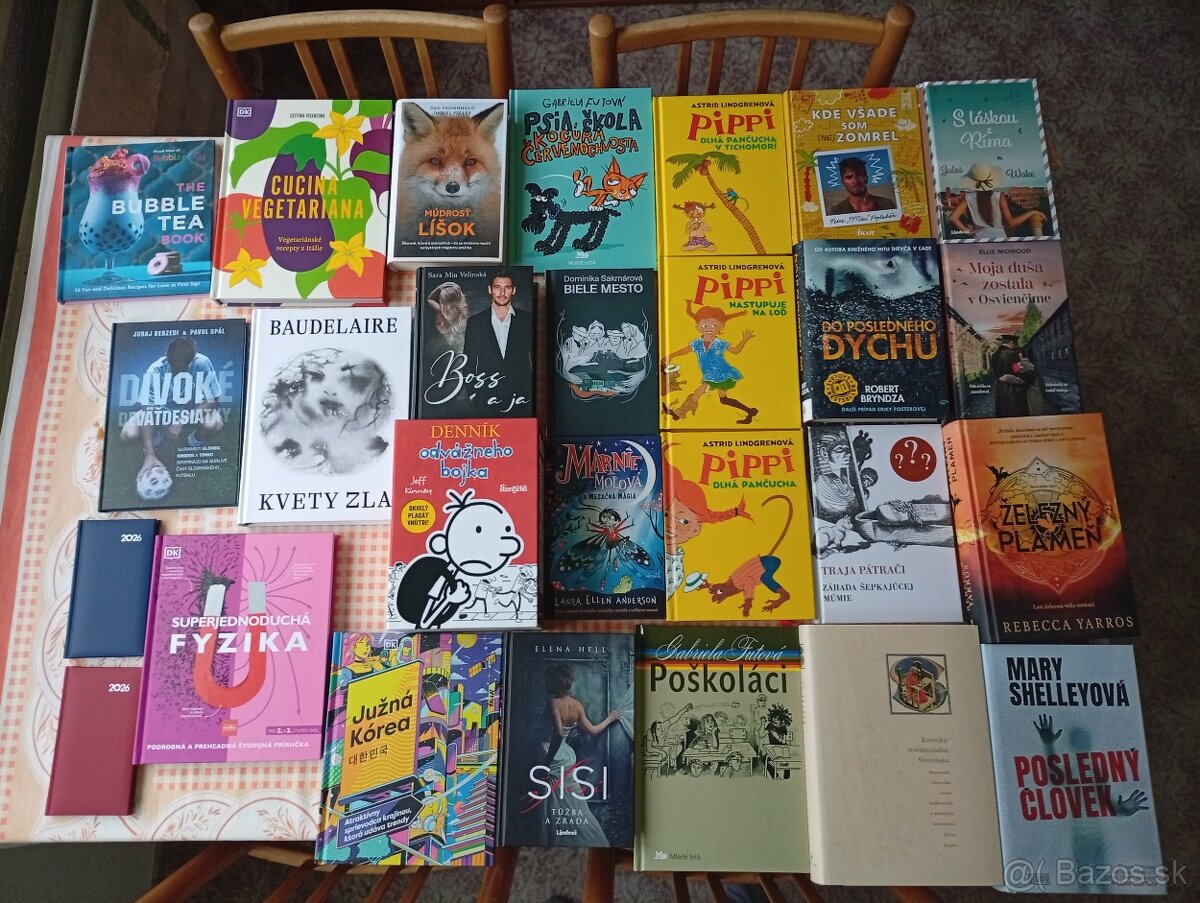 Ponúkam na predaj nové nečítané knihy.