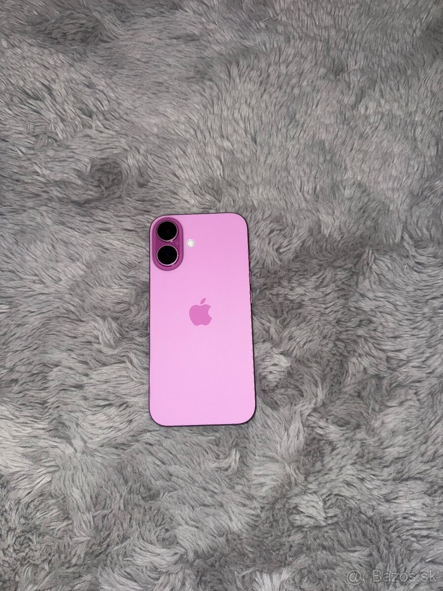 iPhone 16 ružový