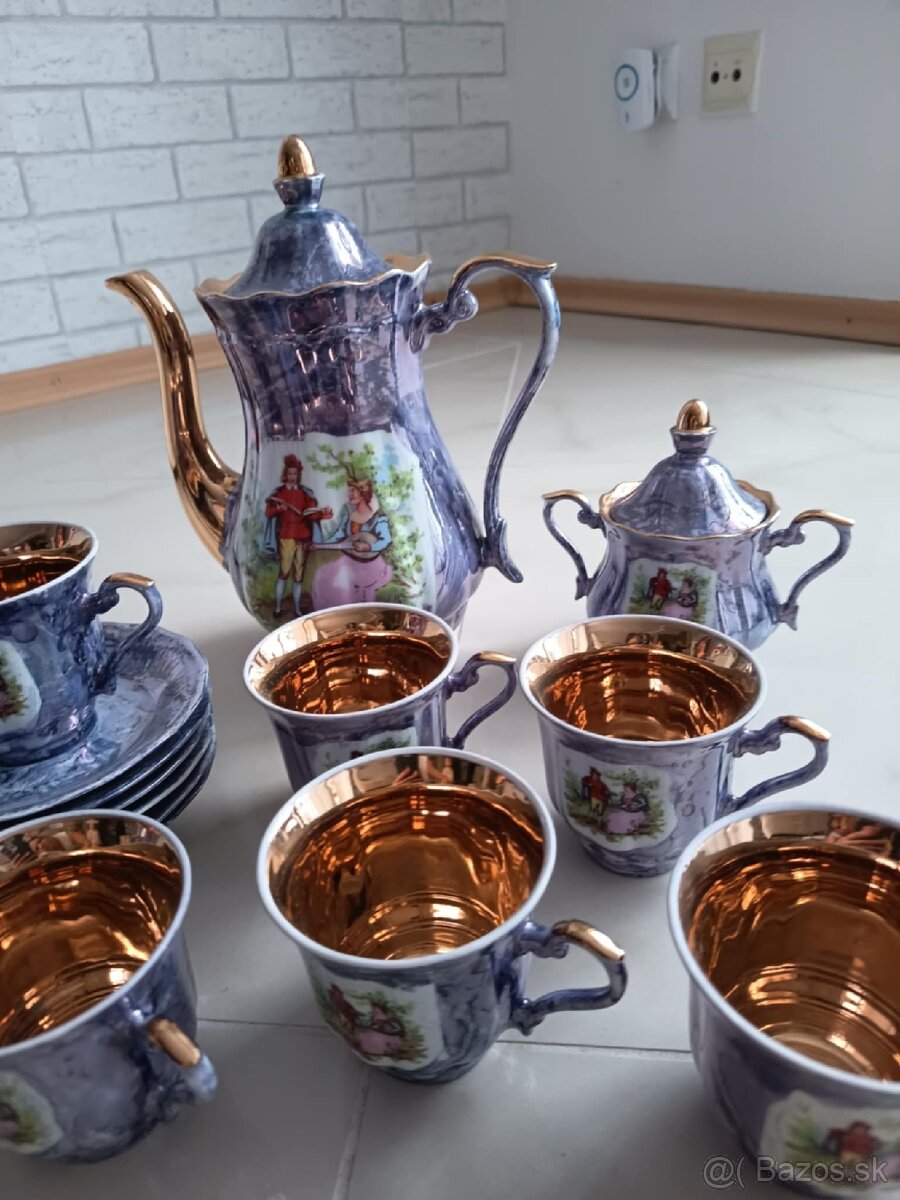 Čajová súprava walbrzych porcelán