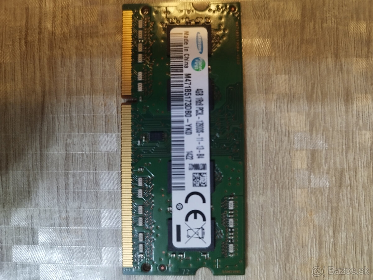 DDR3L Ram Samsung  4GB