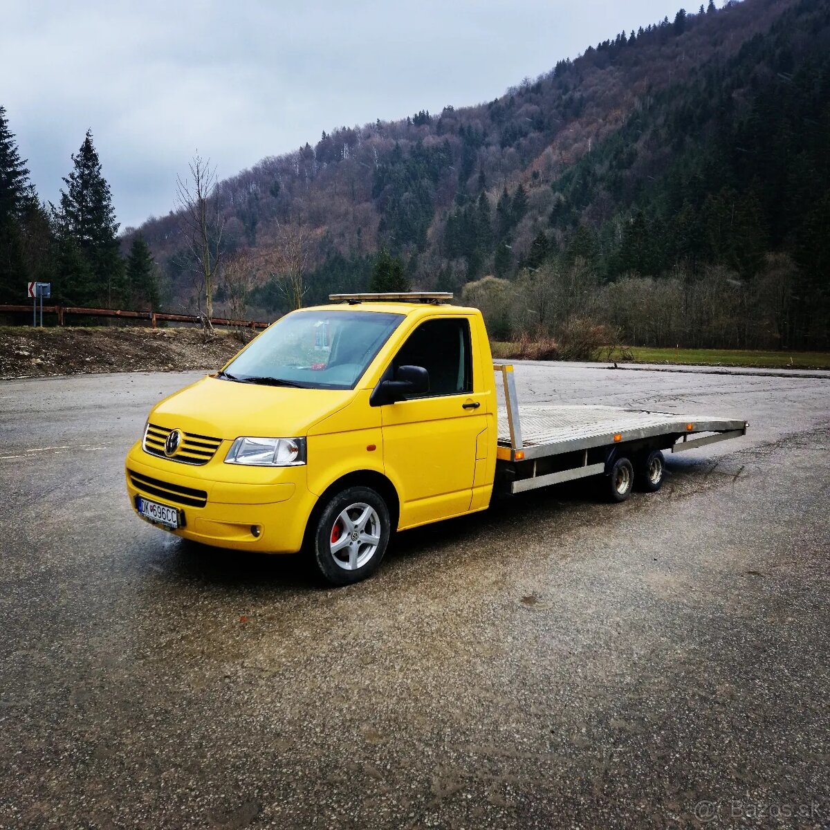 VW Transporter T5 odťahovka