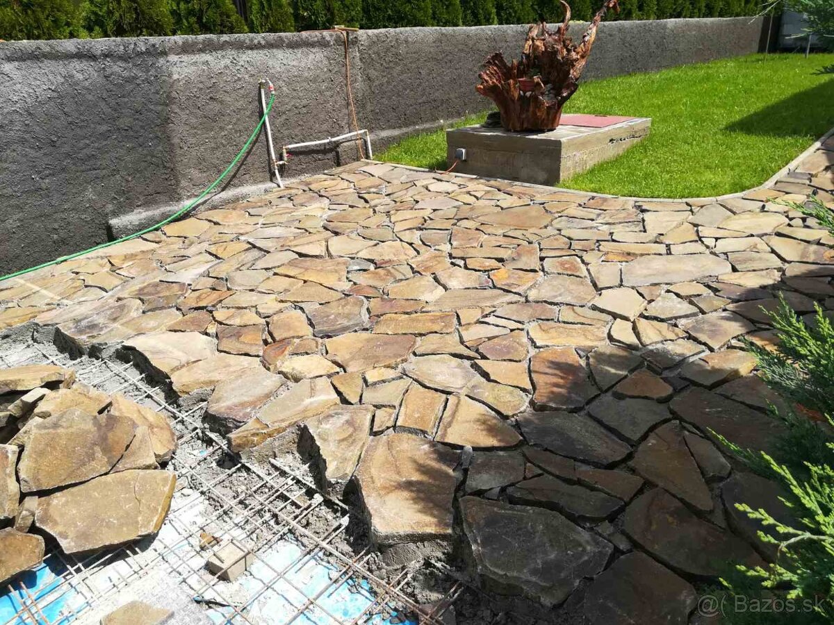 Predám andezit šlapáky a dlažbu