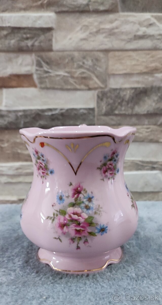 Růžovy porcelán, hrníček, Leander