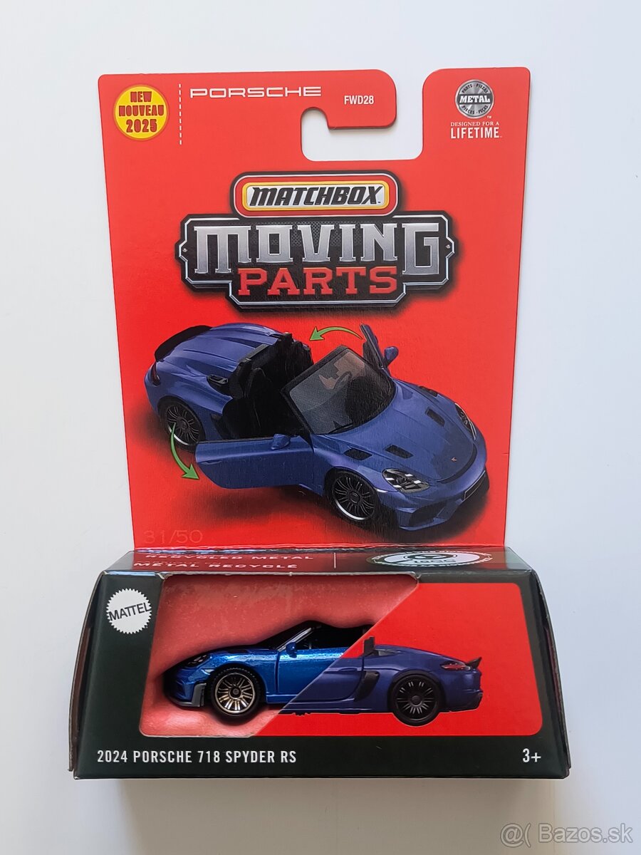 Matchbox Moving Parts - Porsche 718 Spyder RS