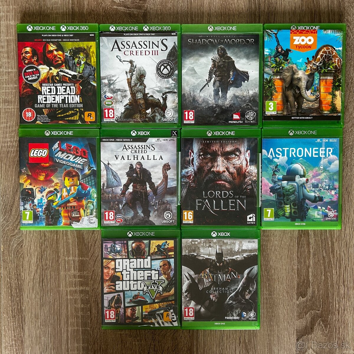 Hry Xbox One, Xbox 360, Assasins Creed, Batman a iné.