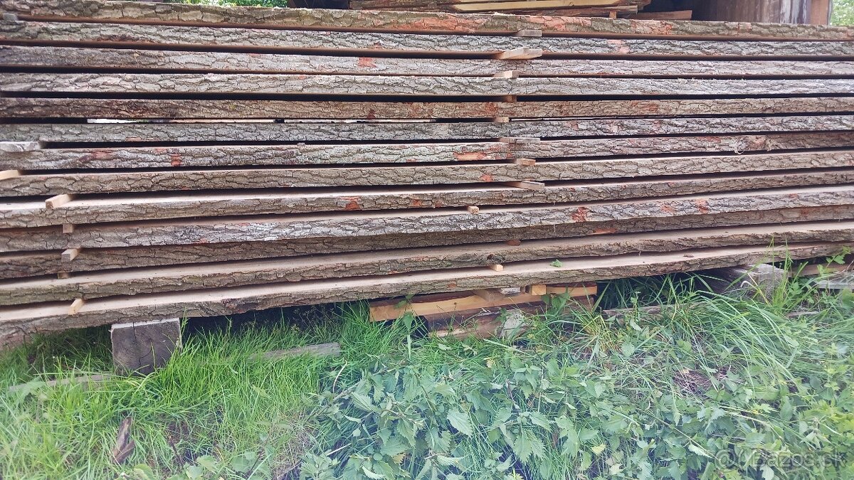 Dubove forsne pílené na 55mm hrúbky, dlžka 4metre