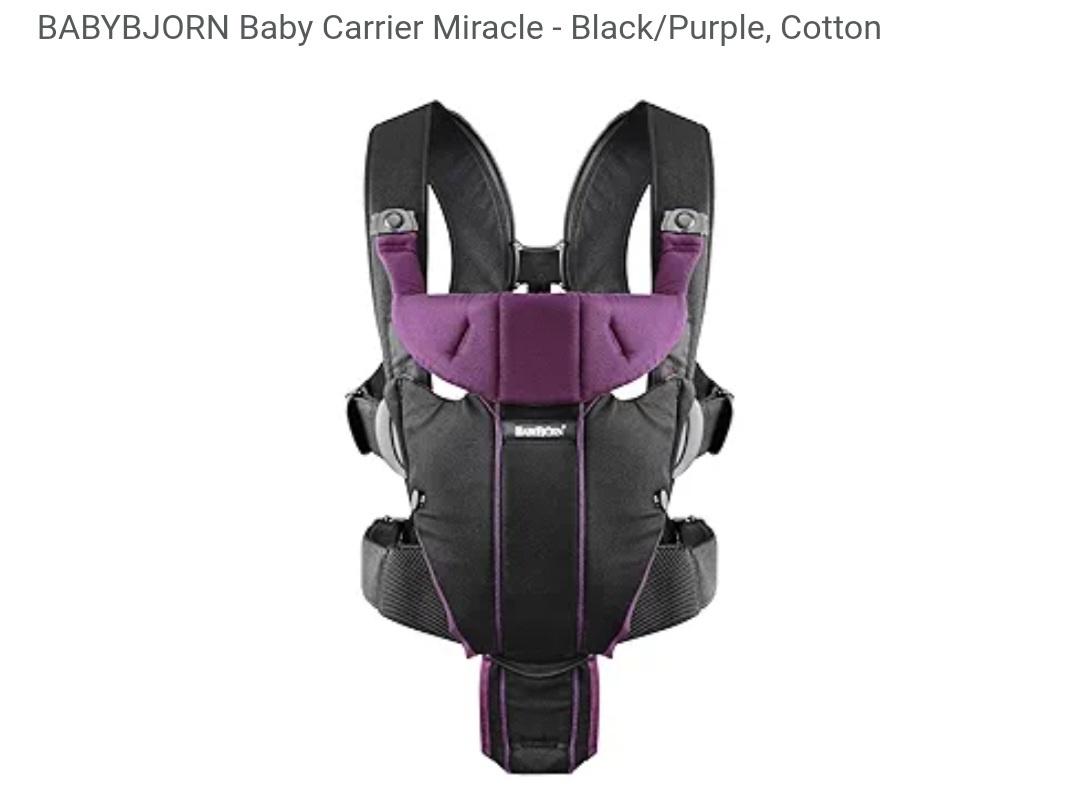 Babybjörn detský nosič Baby Carrier Miracle