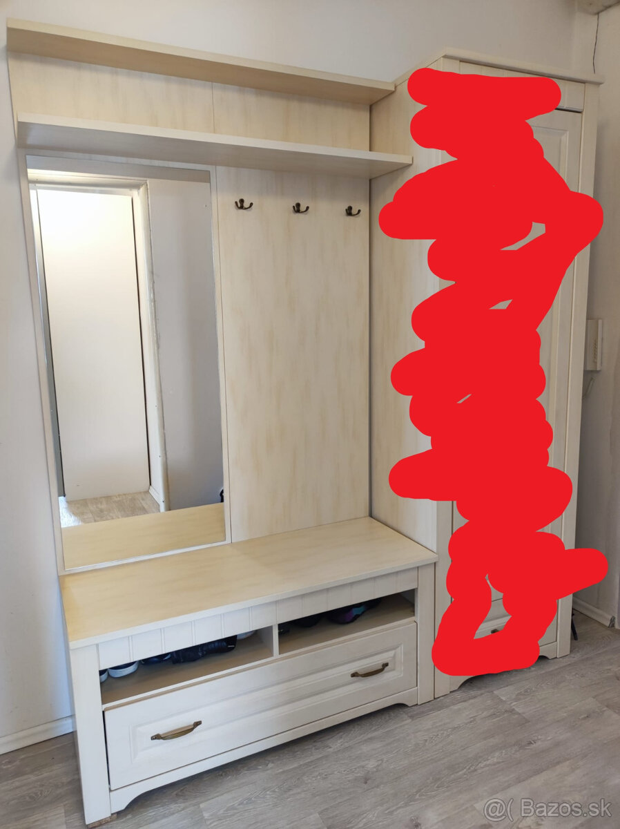 Predsieňová zostava TIROL / Farba: Vanilka Patina