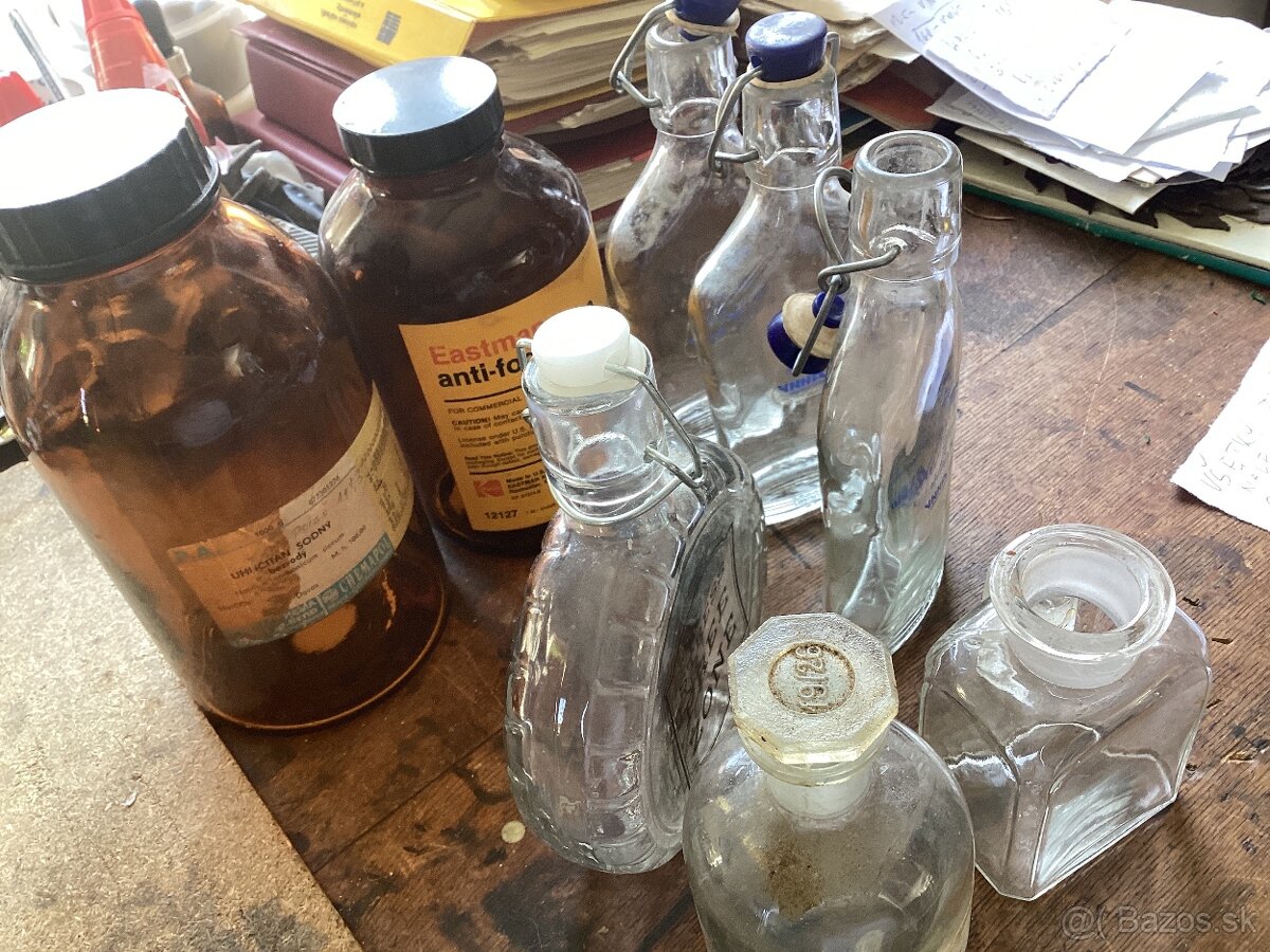 Fľašky lekárske ,slivovica