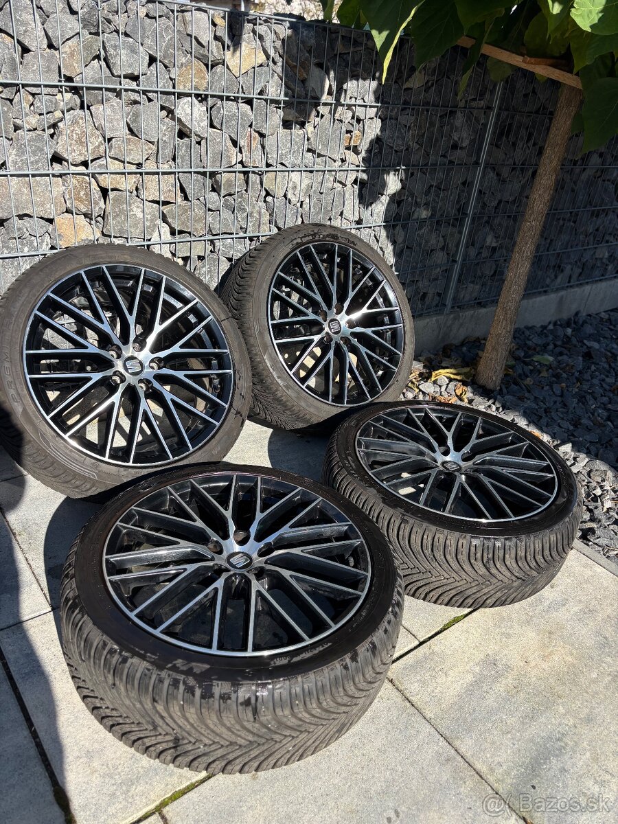 ✅ 5x112 r19 Seat ateca disky plus celoročne pneu dot 2023