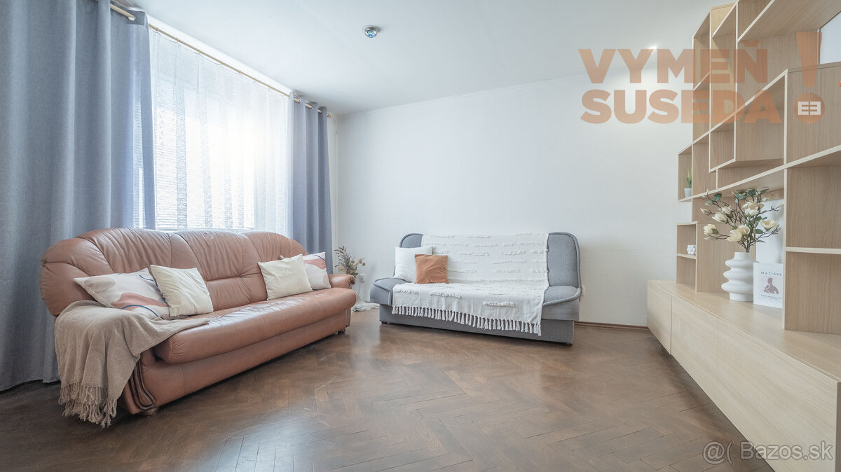 VYMEŇ SUSEDA - VÝNIMOČNÝ TEHLOVÝ 3 IZB. BYT, PRIEVOZSKÁ UL.