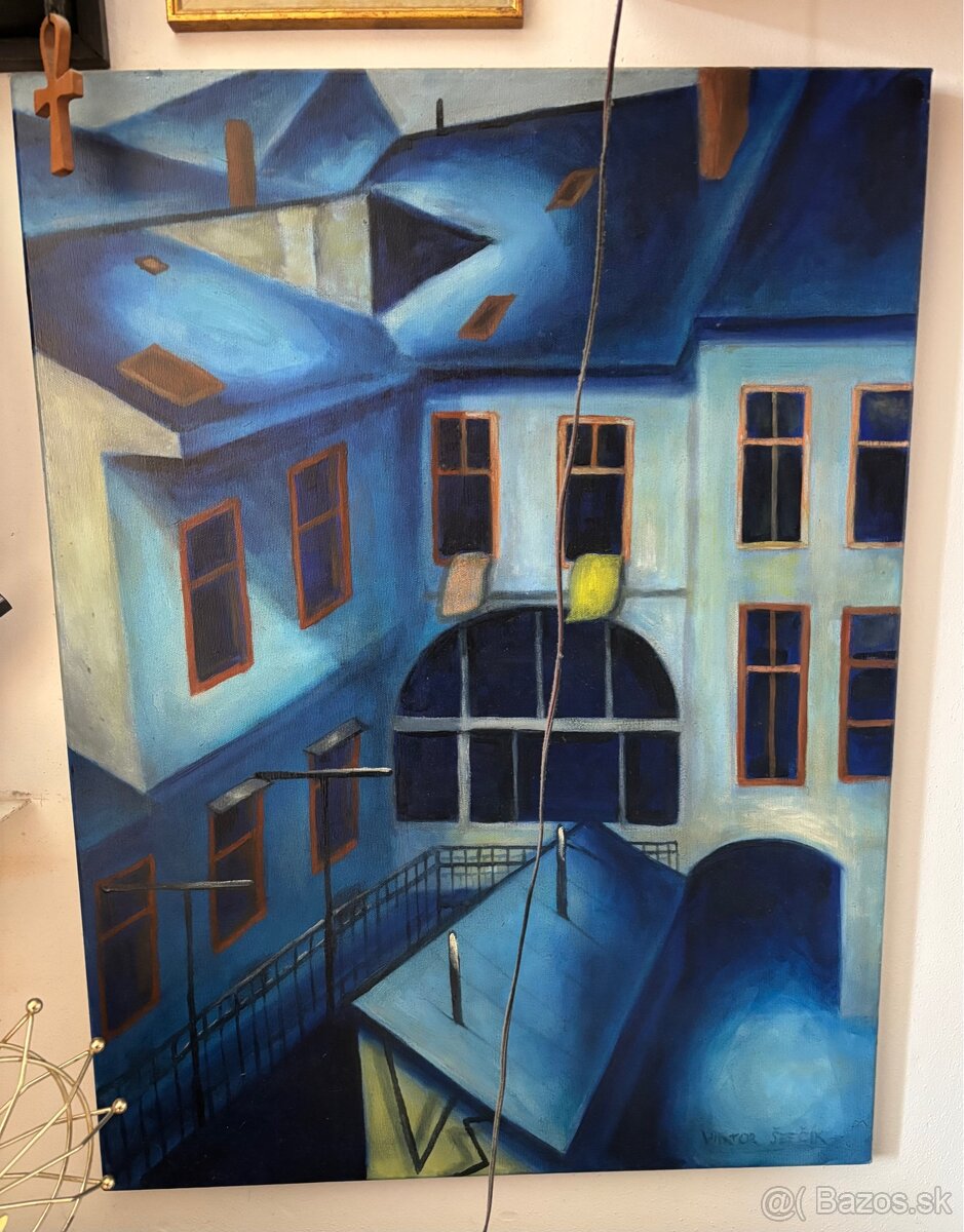 Viktor ŠEFČÍK, obraz olej na plátne