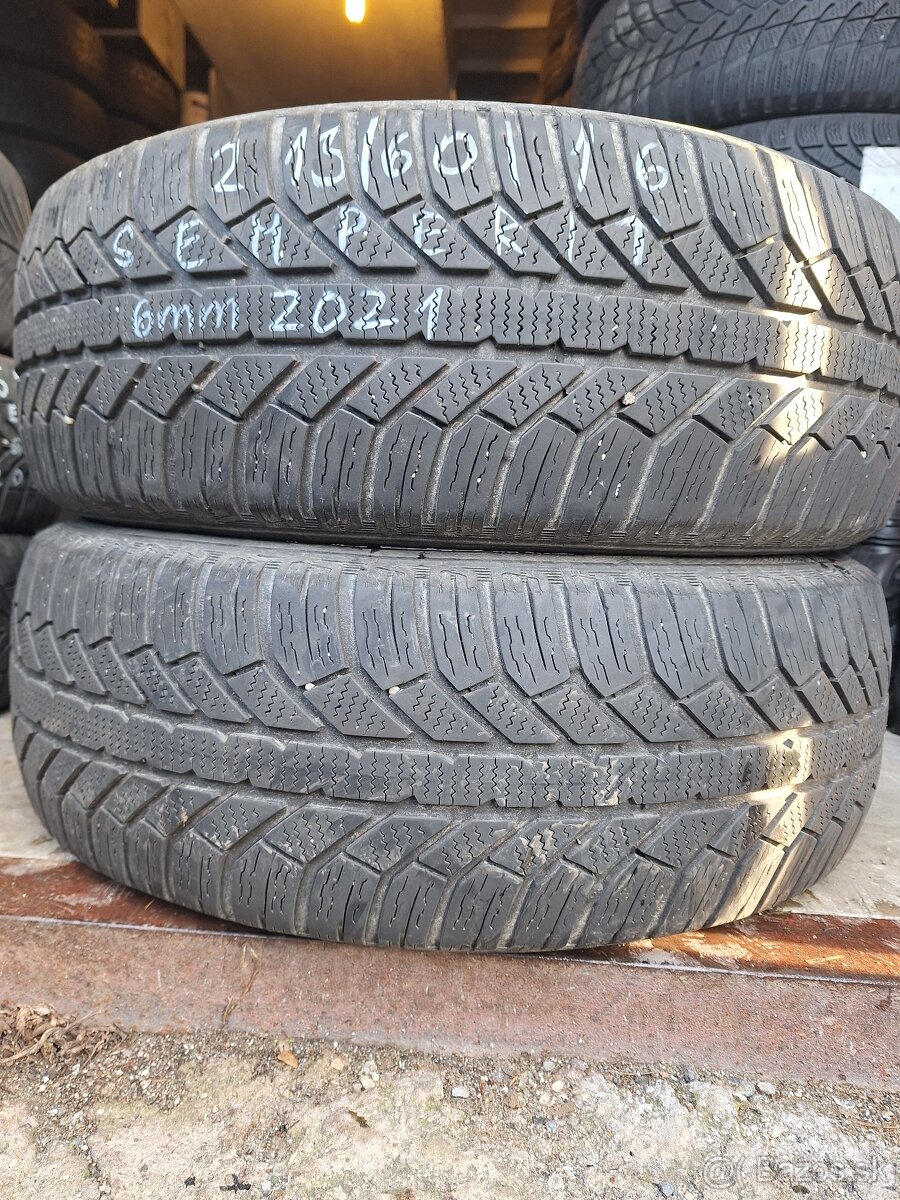 215/60/R16 zimné 2ks.
