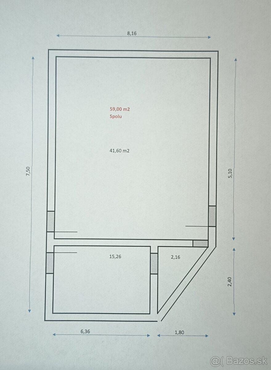 Prenájom priestoru pre fyzioterapeuta.