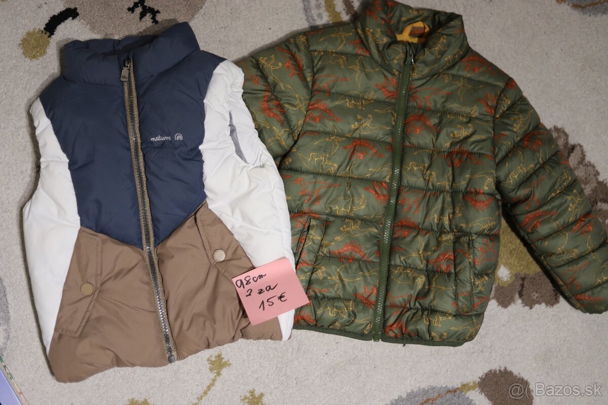 Vesta+bunda chlapčenská veľ.98