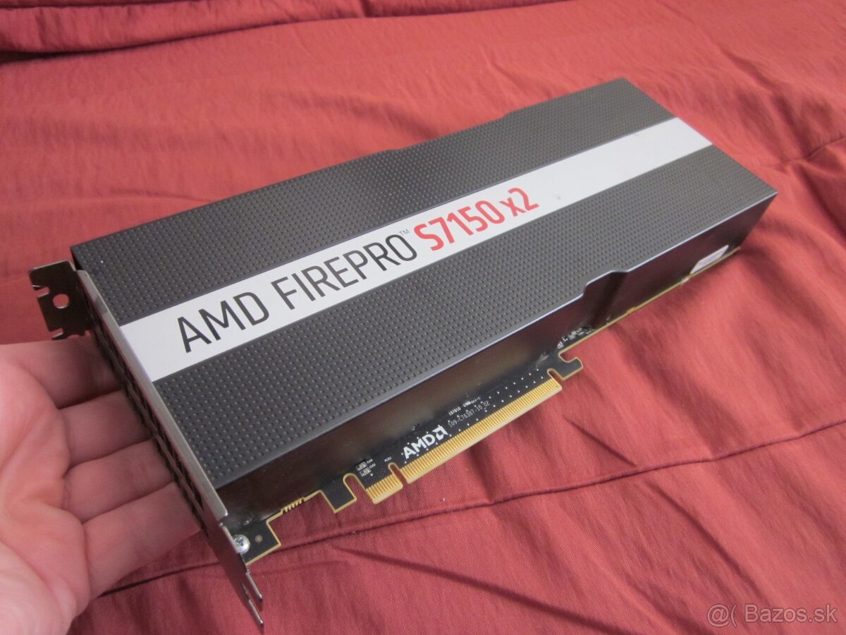 Profi grafika AMD FirePro S7150 x2 16GB GDDR5X