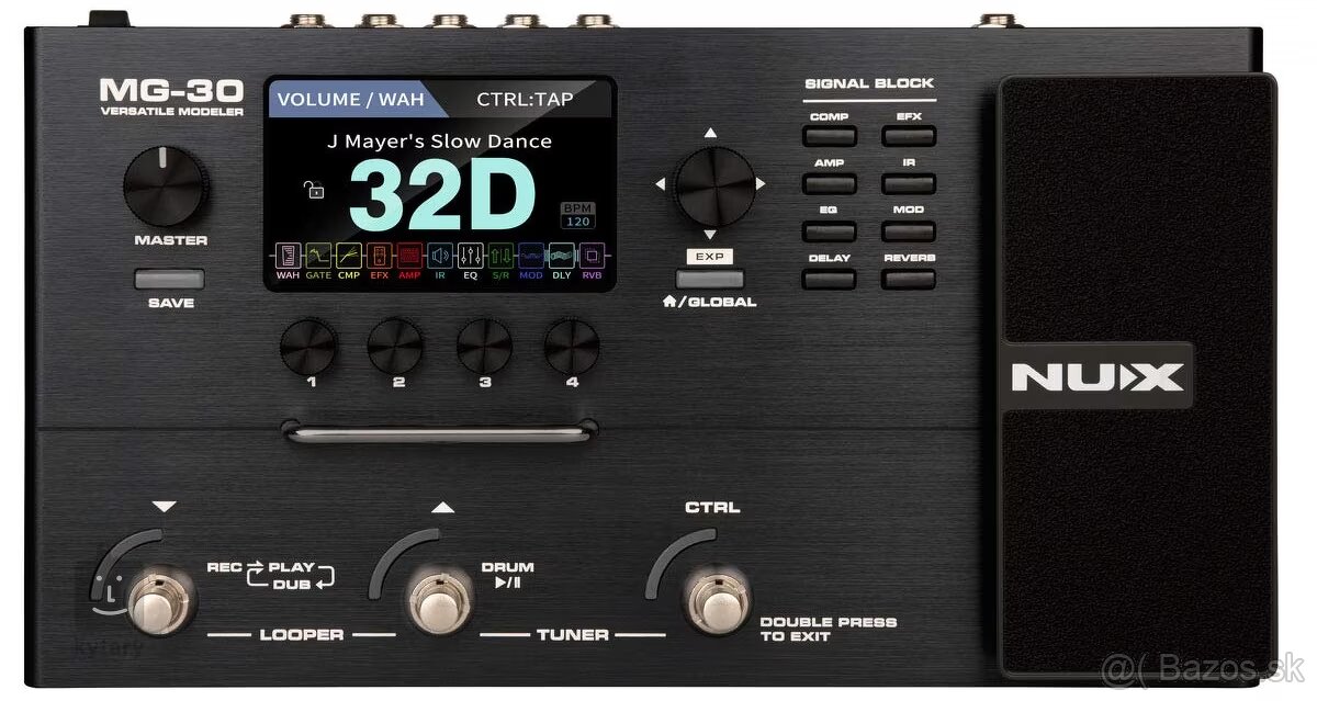 NuX FX MG30 multiefekt