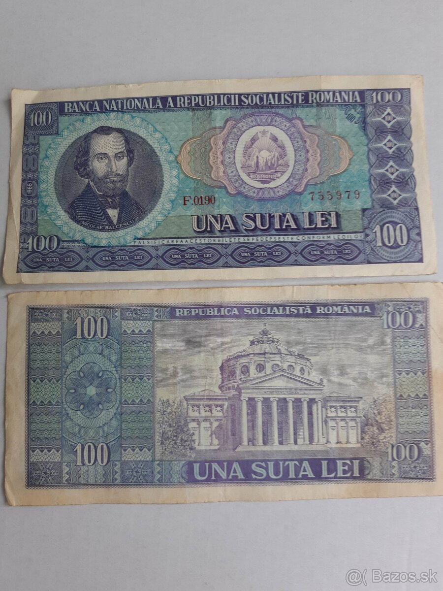 Rumunské bankovky