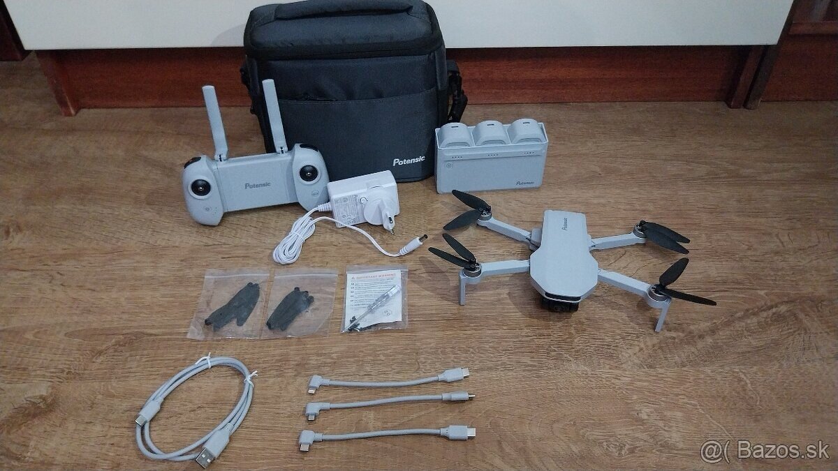 Potensic ATOM SE GPS Drone s 4K Ice Camerou a 3 bateriami