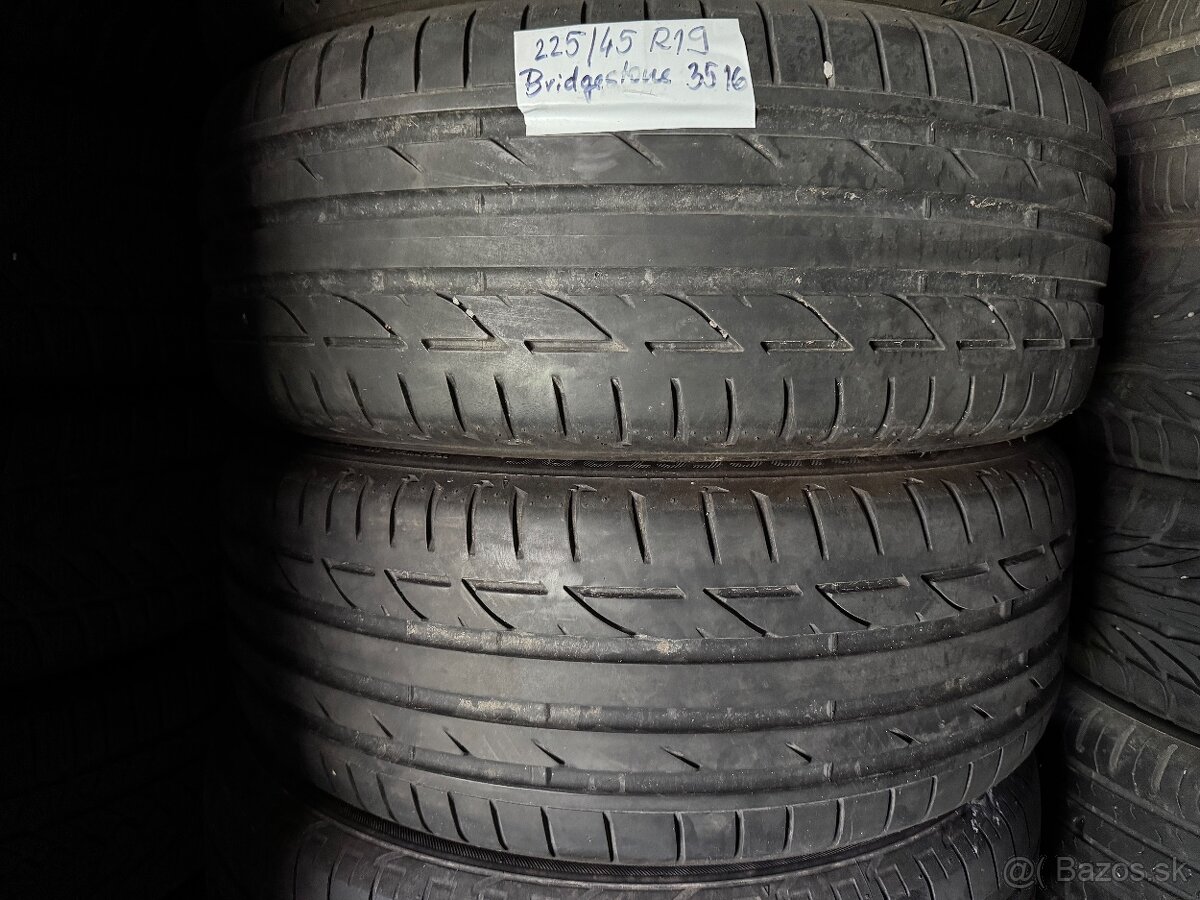225/45 R19 Bridgestone letne pneu