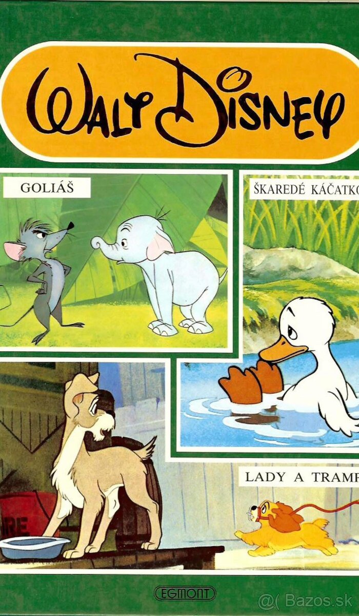 Kúpim Walt Disney 3v1 Goliáš, Škaredé káčatko, Lady a Tramp