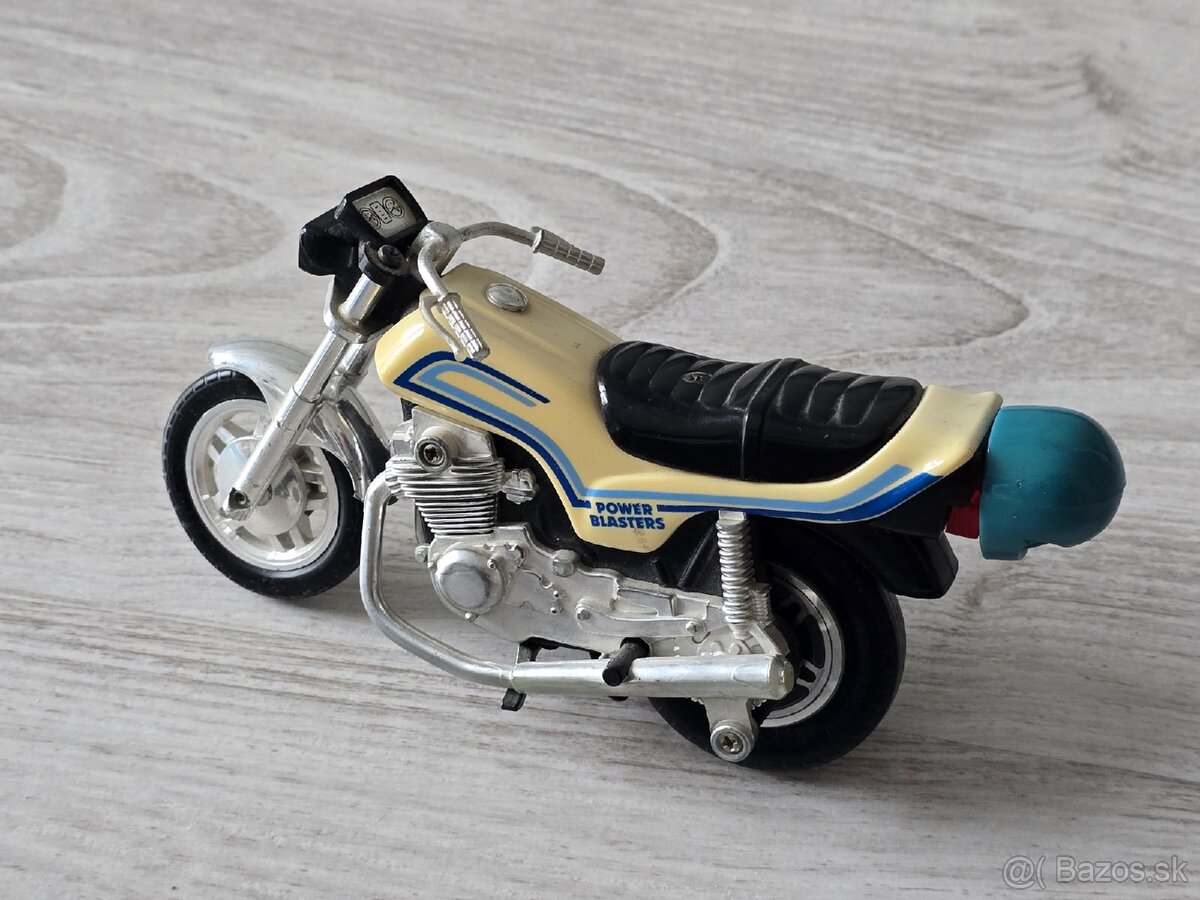 Naťahovacia motorka - retro hračka