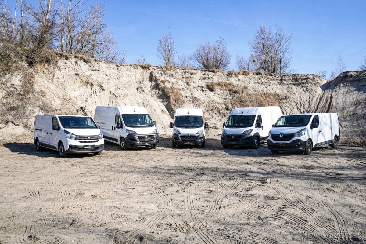 Prenájom dodávok Fiat Talento/Renault Trafic L2H1