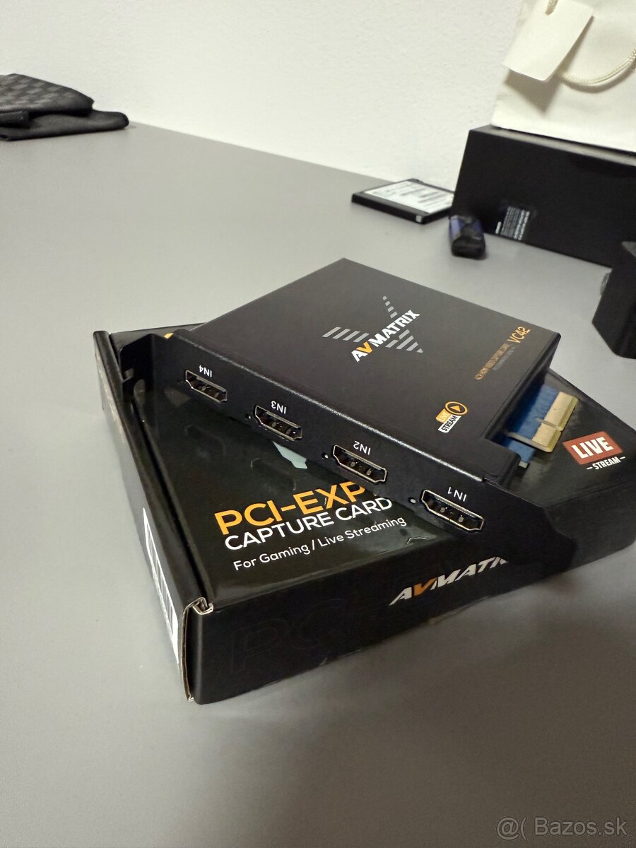 🎥 Na predaj strihová karta AVMatrix VC42 – 4x HDMI vstup 🎥