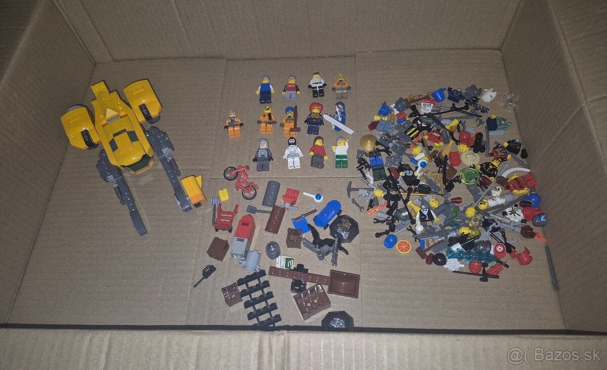 Lego mix zaujímavých časti city atd