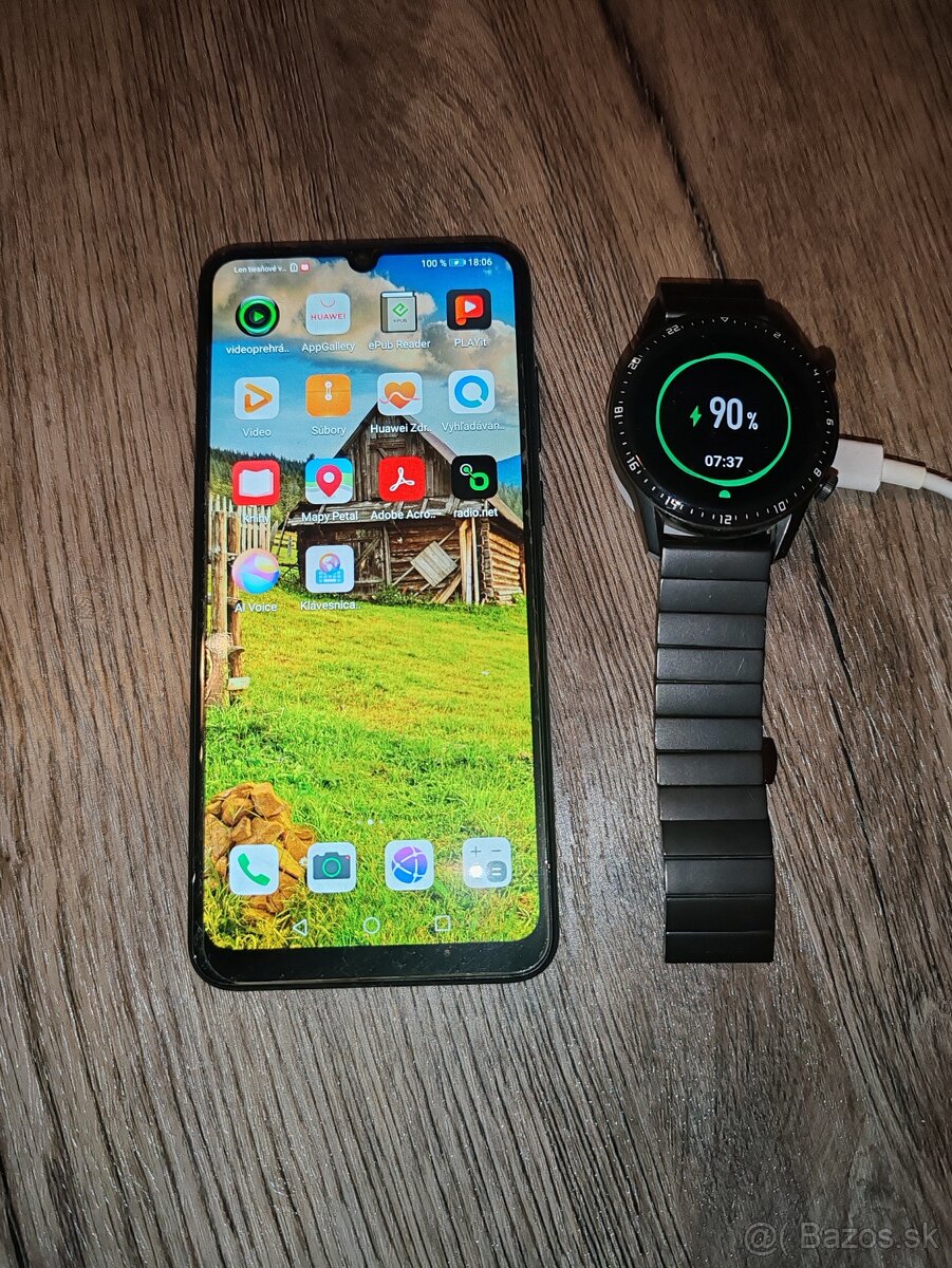 Huawei hodinky gt2 a MT Huawei Y6p