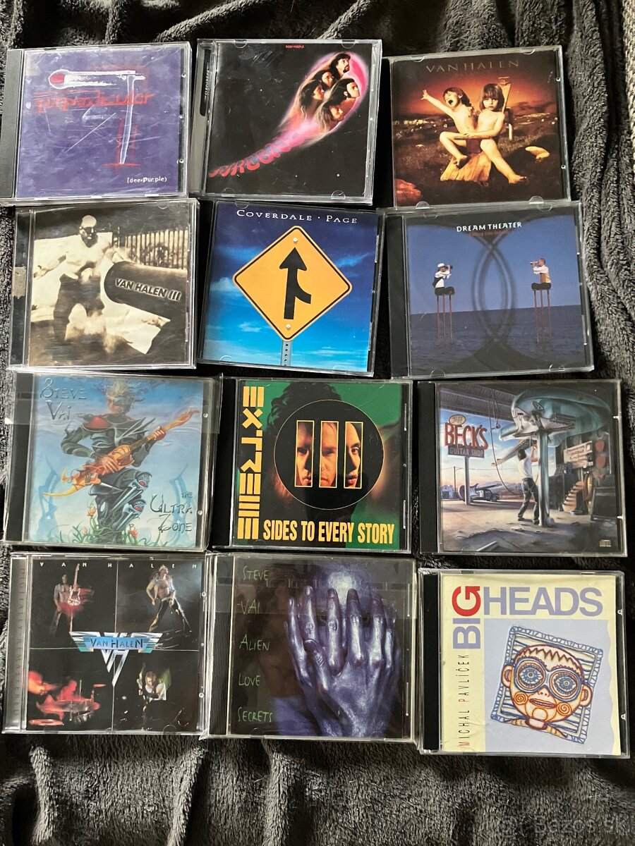Dream theater , Van Halen, Extreme, Beck, Vai,Deep Purple