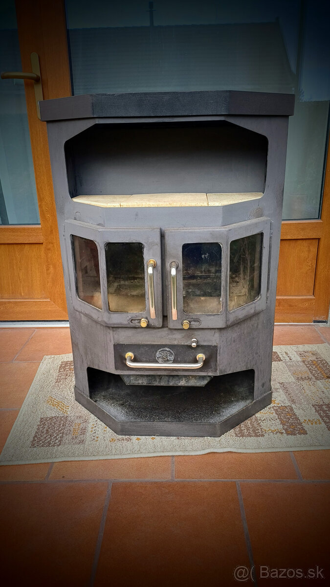 Predám zachovalé krbové kachle 8 kW