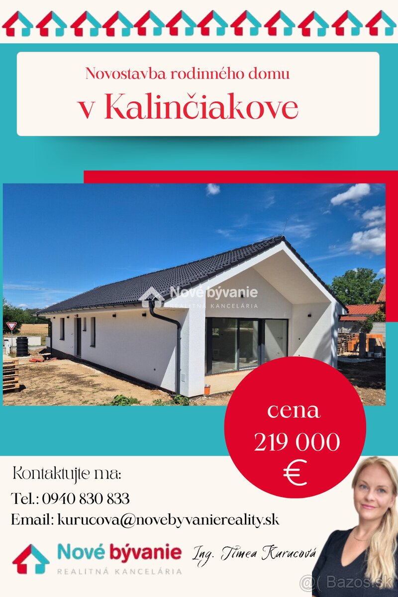 Predaj, novostavba RD - Kalinčiakovo/Levice N007-12-TIKU