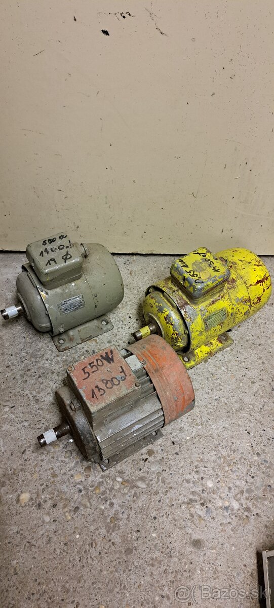 Predam patkove MEZ Mohelnice 550 w, 1400 ot/min, hriadel 19