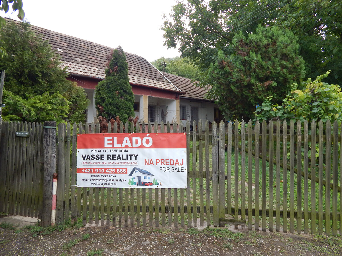 Na predaj 3 izbový vidiecky dom, vhodný aj ako chalupa v Dub