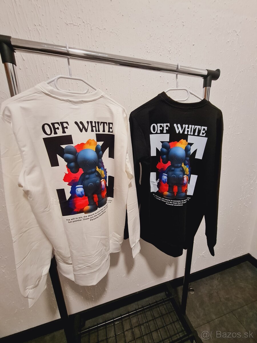 Off white mikina tričko