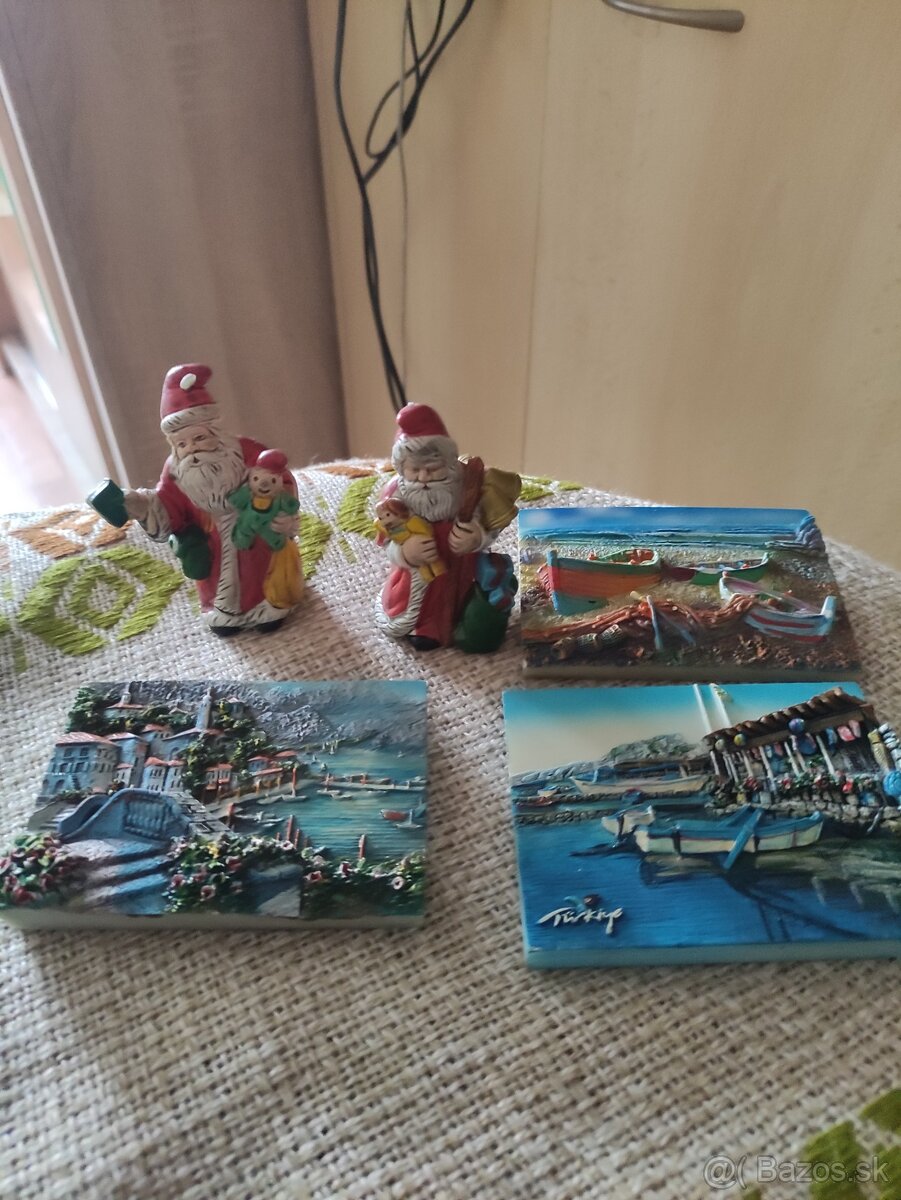 Obrázky na zeď z dovolené a sošky