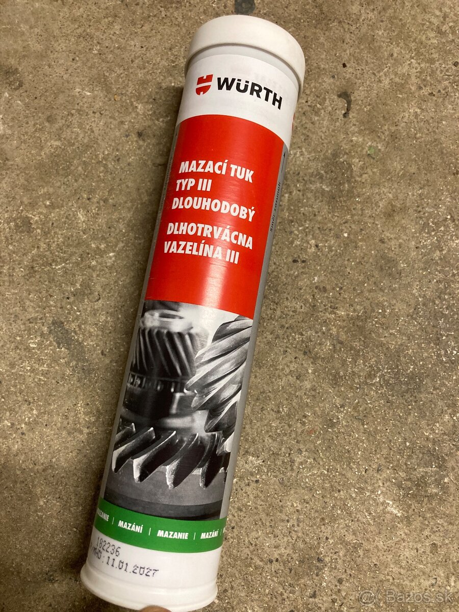 Predám vazelínu v tubách značka Wurth