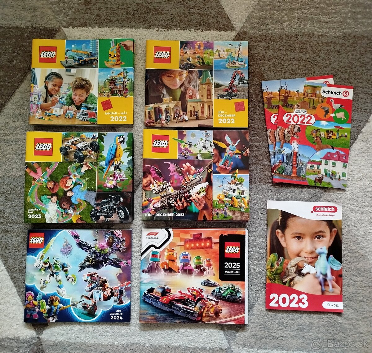 Katalógy Lego a Schleich