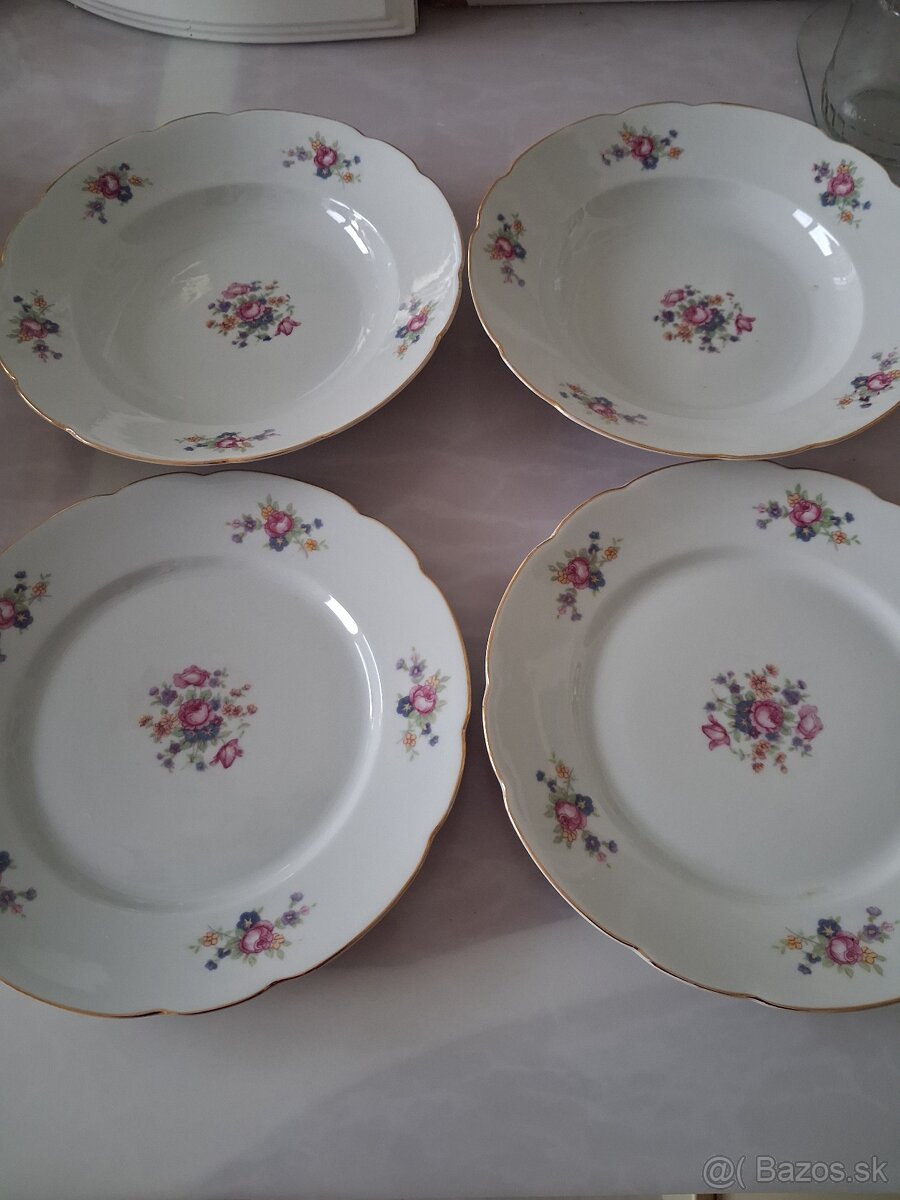 TANIERE Porcelánové - 4kusy