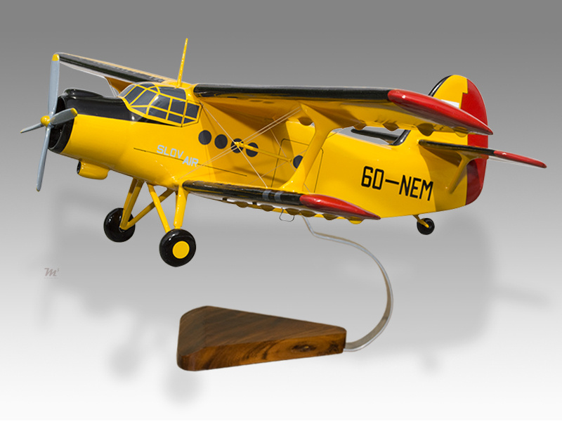 Zostavený model lietadla An 2