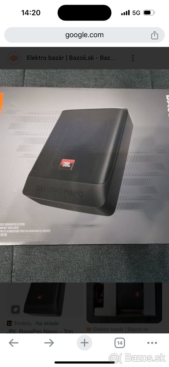 Jbl basspro nano