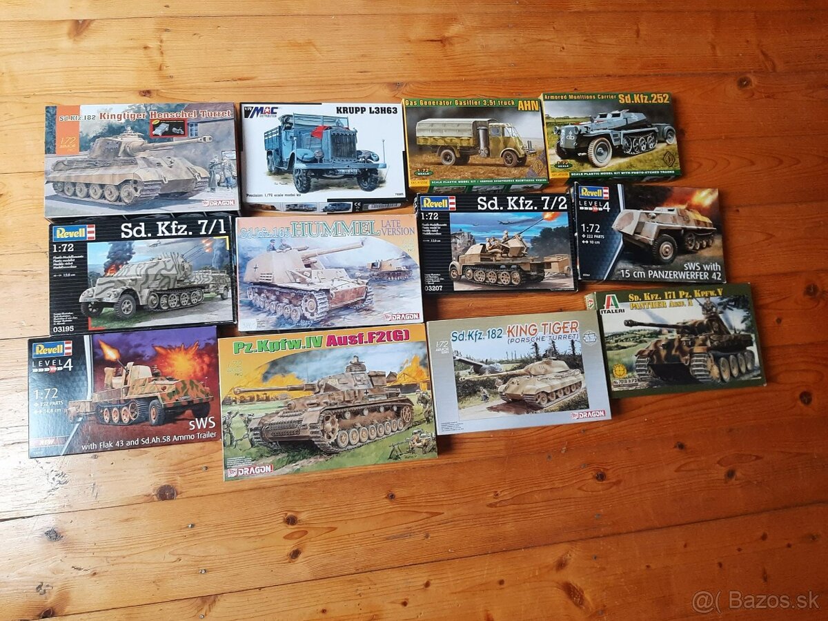 Predám nemeckú techniku 1/72
