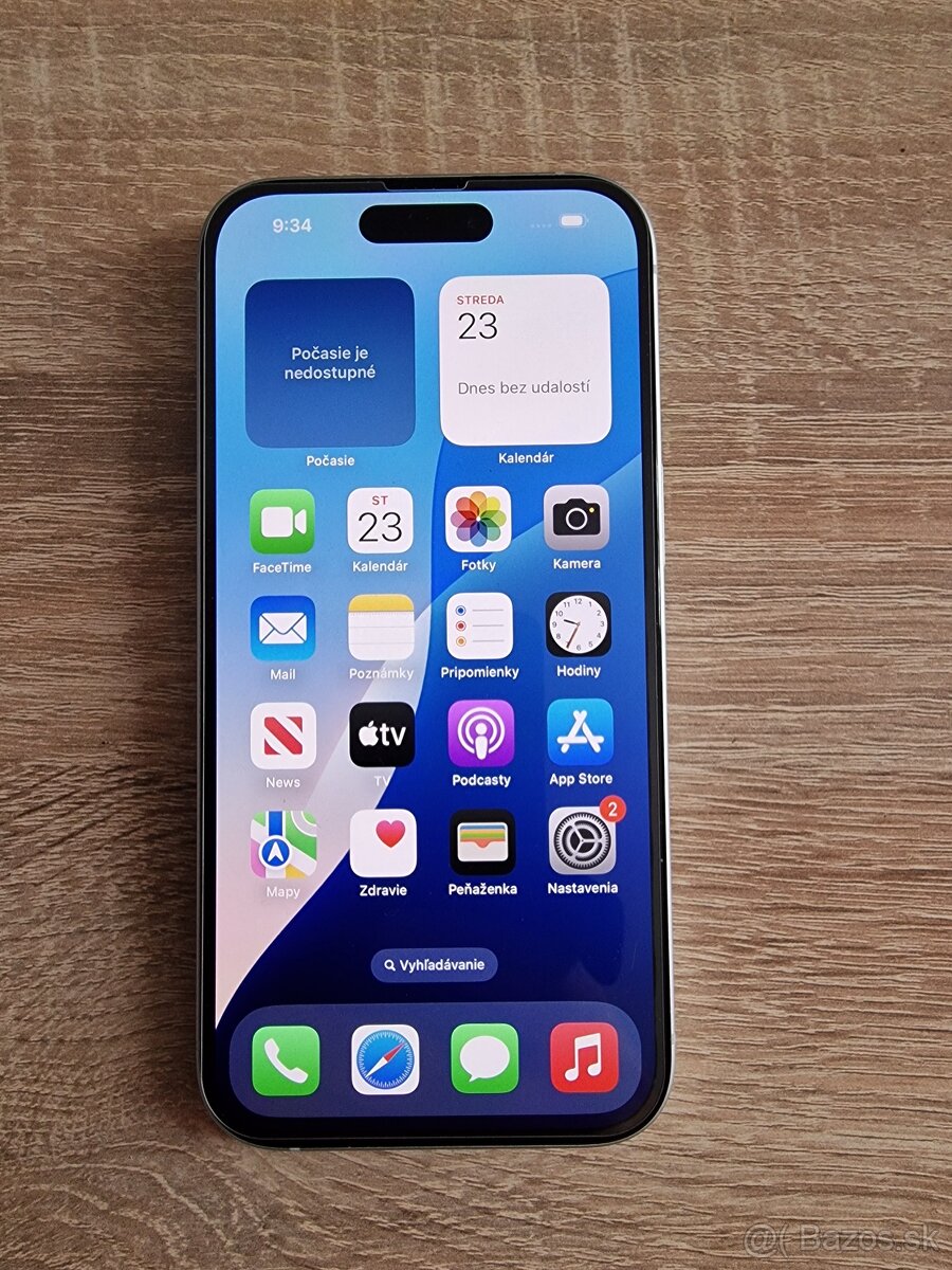 Apple iPhone 15 128GB MODRY