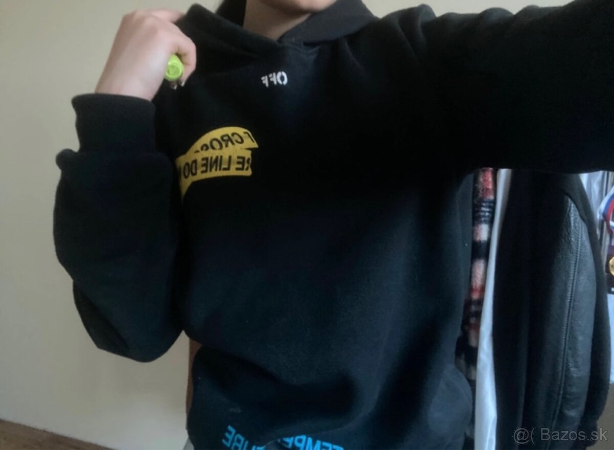 Off White “Do Not Cross” line Mikina