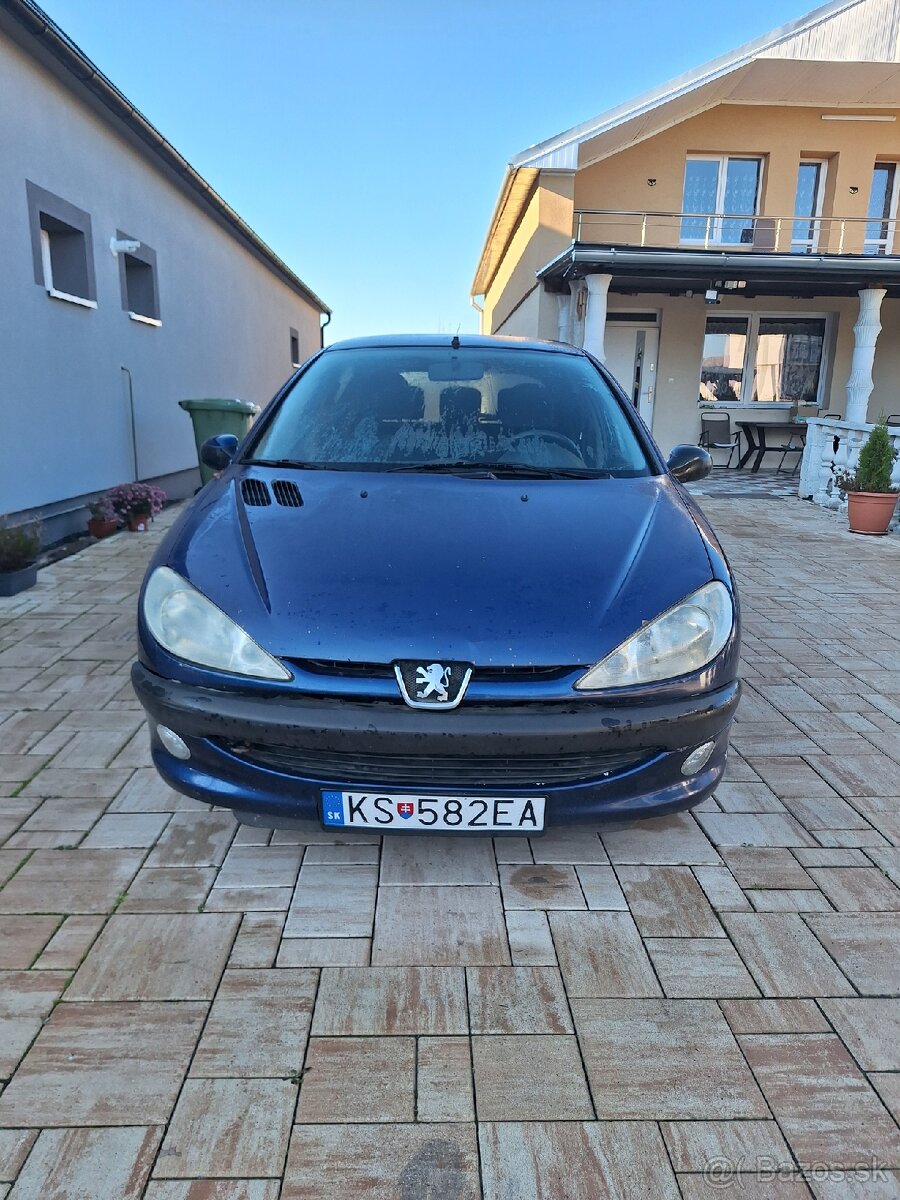 Peugeot 206 1.4 55kw Automaticka prevodovka